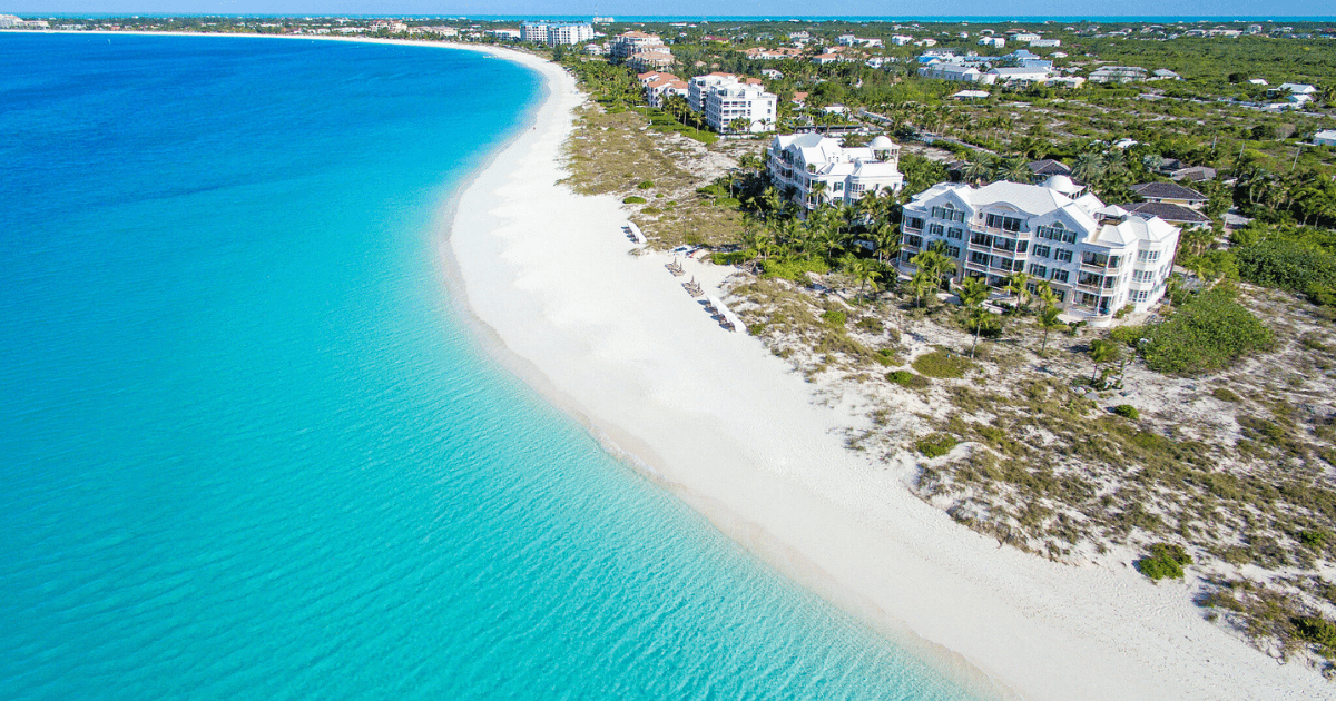 Pantai Grace Bay Turks Caicos