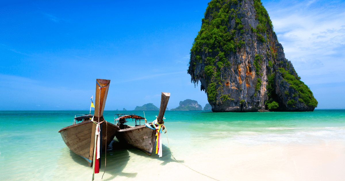 Pantai Railay Barat Krabi Thailand