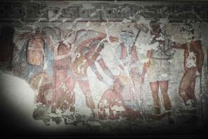 Ilustrasi lukisan etruscan untuk artikel Italia Pamer Panel Lukisan Etruscan Hasil Akuisisi €15 Juta